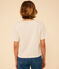 Tee-shirt le Boxy en coton femme écru AVALANCHE