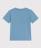 T-shirt met korte mouwen voor jongens blauw AZUL