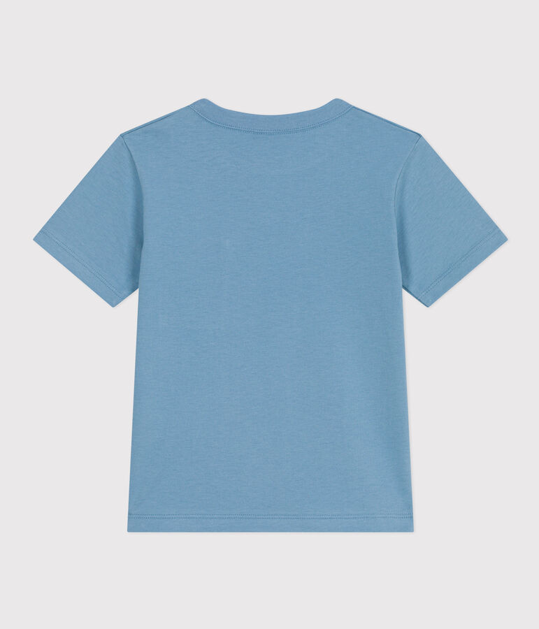 Tee-shirt manches courtes enfant gar&ccedil;on bleu AZUL