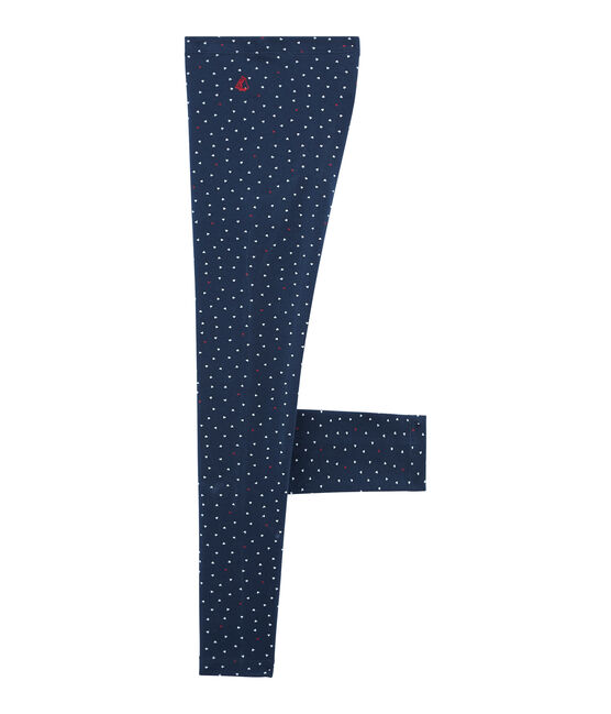 Meisjeslegging blauw HADDOCK/wit MULTICO