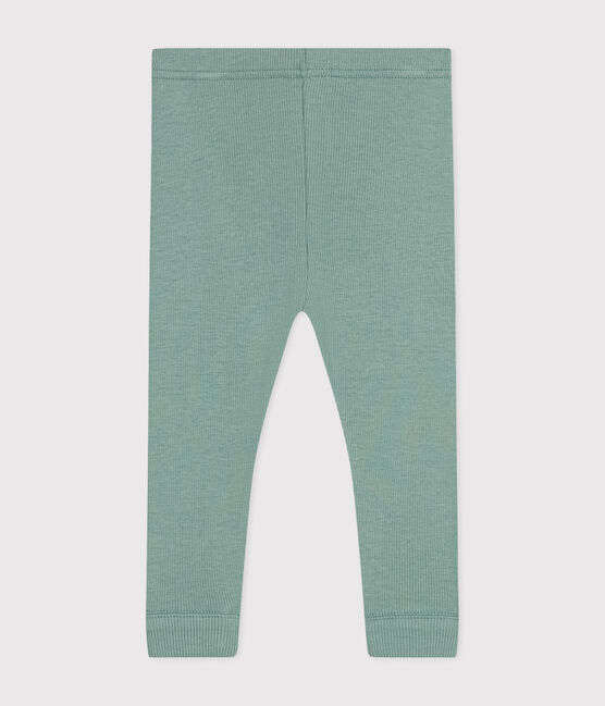 Katoenen legging voor baby's groen PAUL