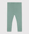 Katoenen legging voor baby's groen PAUL