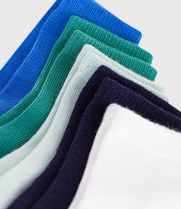 5 paar babysokken van effen katoen multicouleur