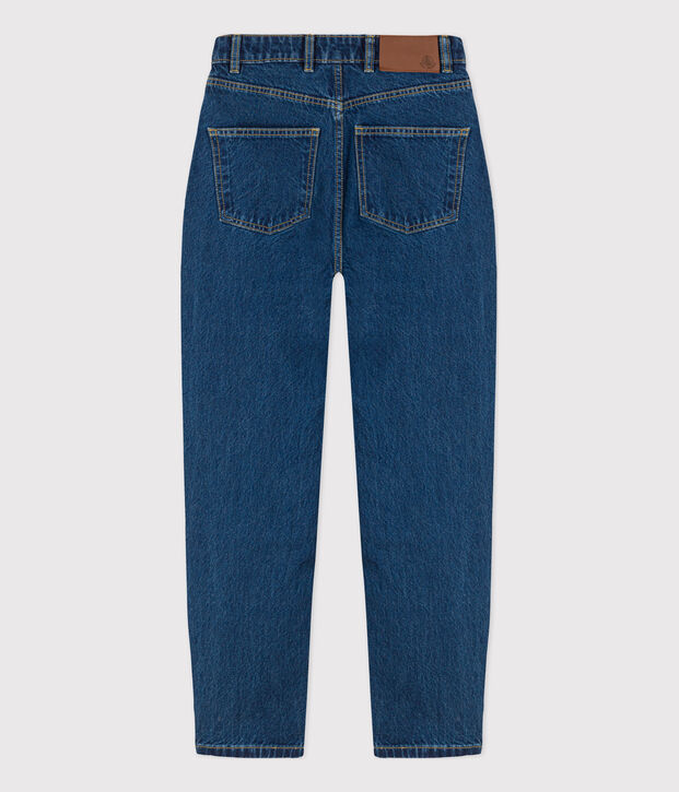 Jean responsable en coton Femme bleu