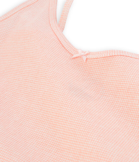 Chemise à bretelles femme blanc MARSHMALLOW/rose ROSAKO