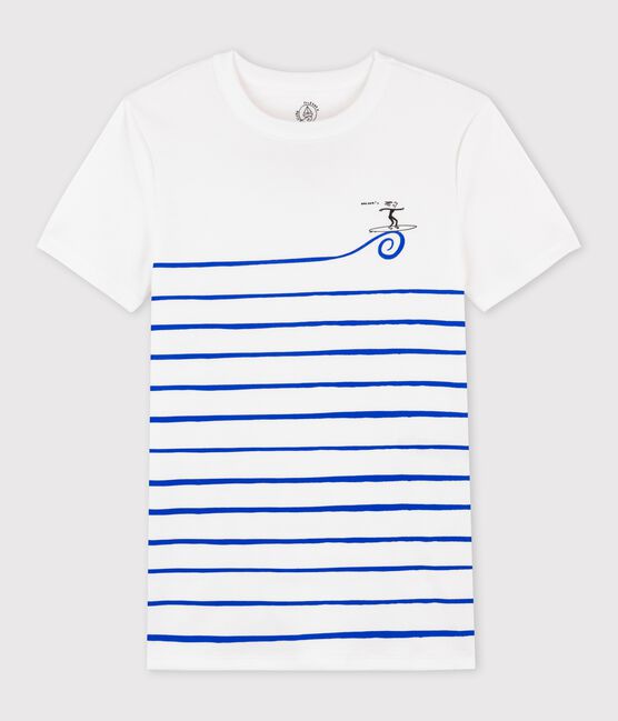 Gestreept T-shirt voor Dames wit ECUME