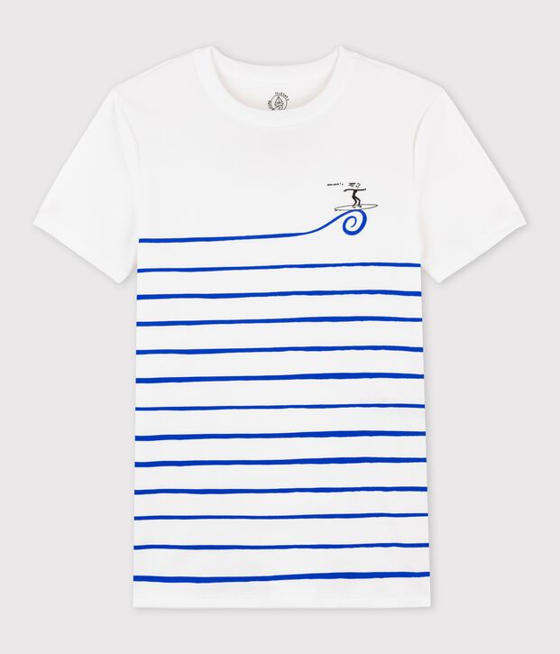 Gestreept T-shirt voor Dames wit