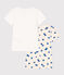 Lot de 2 tee shirts manches courtes cœur en coton petite fille variante 1