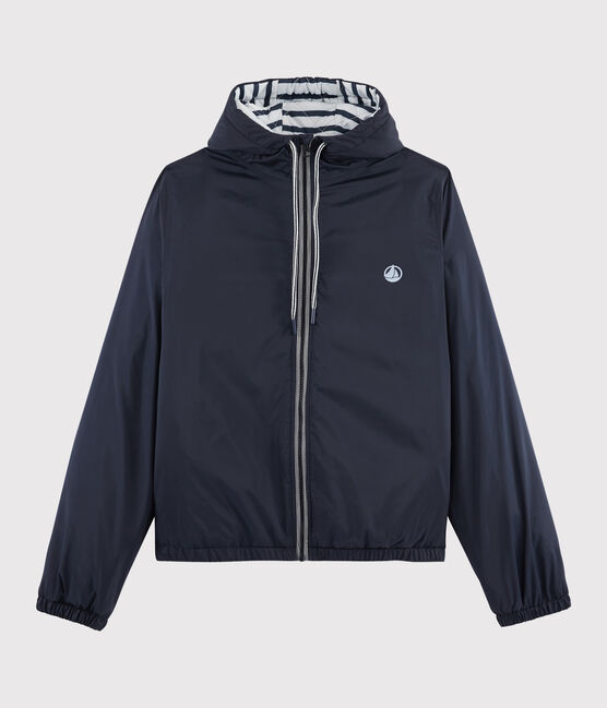 Warme windbreker Dames/Heren blauw SMOKING