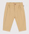 Broek in keperstof voor baby's beige FACILE