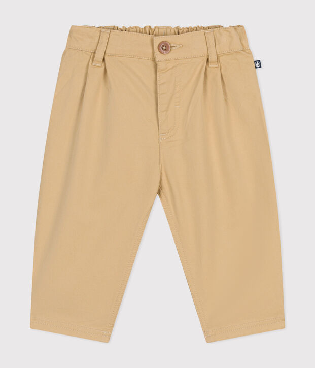 Pantalon en serge b&eacute;b&eacute; beige