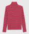 Sous pull iconique Femme rouge/blanc