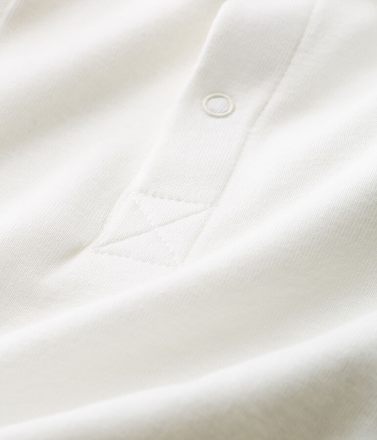 Body met polokraag babyjongen wit