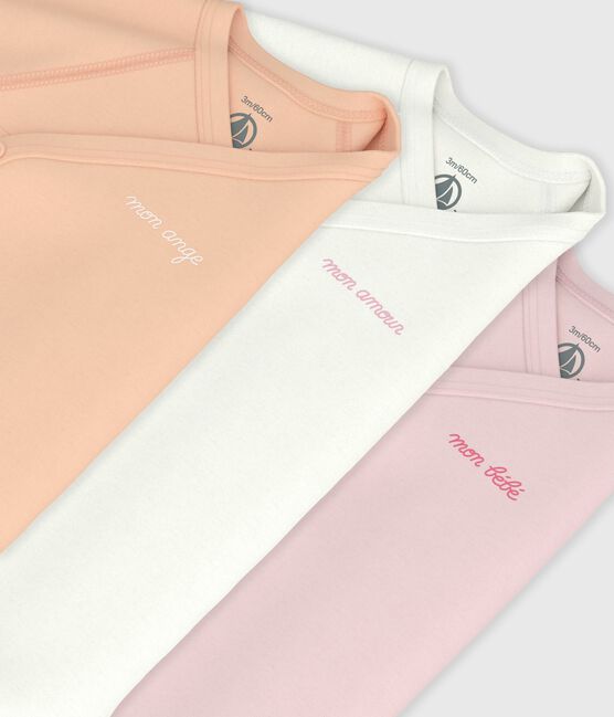 Set van katoenen babyrompertjes met lange mouwen en print variante 2