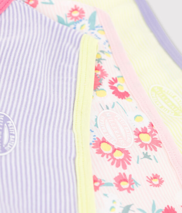 Trio de culottes petite fille multicouleur