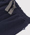 Jongensbroek in doorgestikte tubic blauw SMOKING