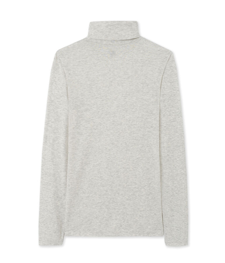 Sous pull femme en coton l&eacute;ger gris