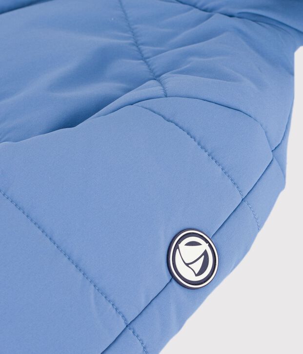Combipilote b&eacute;b&eacute; en polyester uni bleu