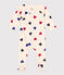 Katoenen babypyjama met bloemenprint wit AVALANCHE/ MULTICO