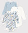 Set van 3 katoenen body's met lange mouwen voor baby's variante 1