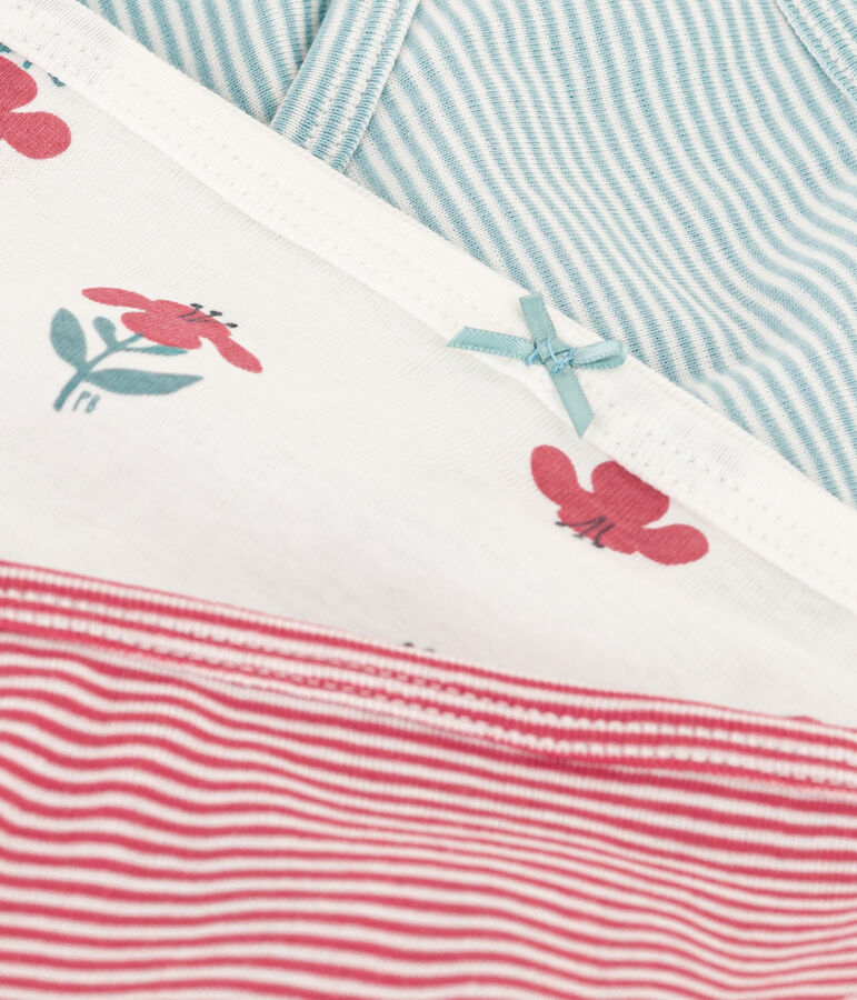 Set van 3 damesslipjes in katoen variante 1