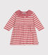 Jurk in jersey met lange mouwen voor baby's