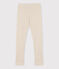 Legging en coton enfant fille beige MONTELIMAR CHINE
