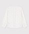Chemise imprimée en gaze de coton enfant garçon blanc MARSHMALLOW/rouge OMBRIE