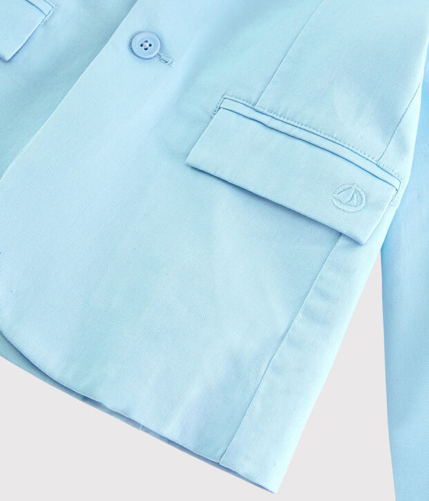 Jasje van keperstof voor jongens blauw