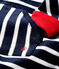 Lang pakje voor jongens blauw SMOKING/wit MARSHMALLOW