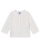 Cardigan en tubique matelassé bébé fille blanc MARSHMALLOW