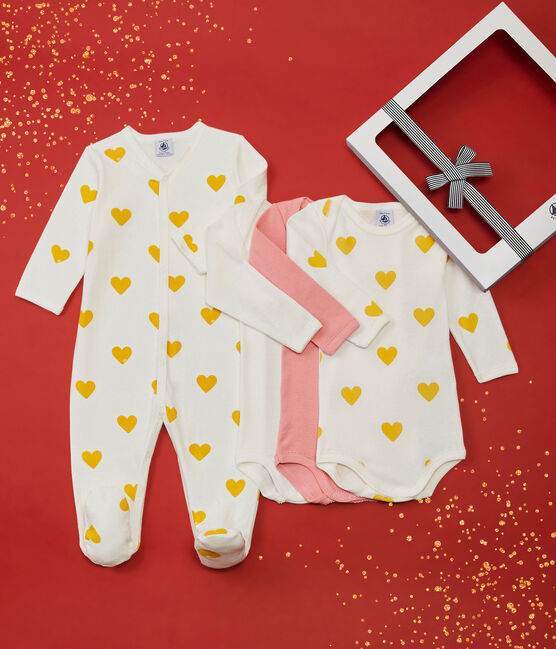 Geschenkdoos met hartjes voor baby's. variante 1