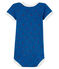 Body met korte mouwen voor babyjongens wit MARSHMALLOW/wit MULTICO