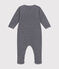 Pyjama en velours bébé bleu SMOKING/blanc MARSHMALLOW