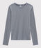 Iconisch Dames T-shirt met ronde hals blauw SMOKING/wit MARSHMALLOW