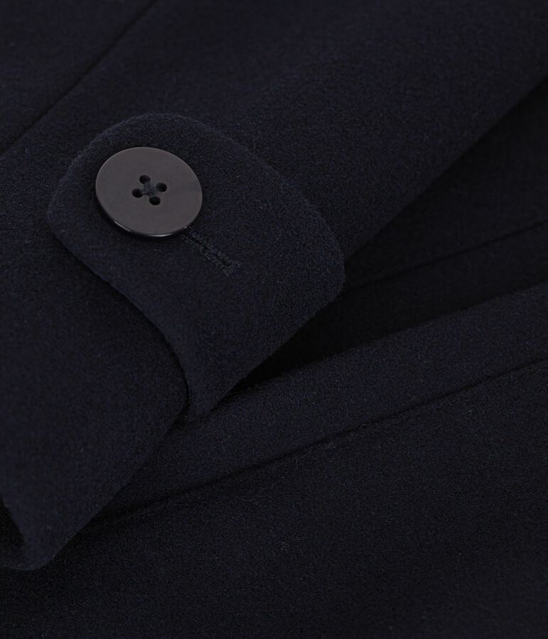 Wollen damescaban blauw