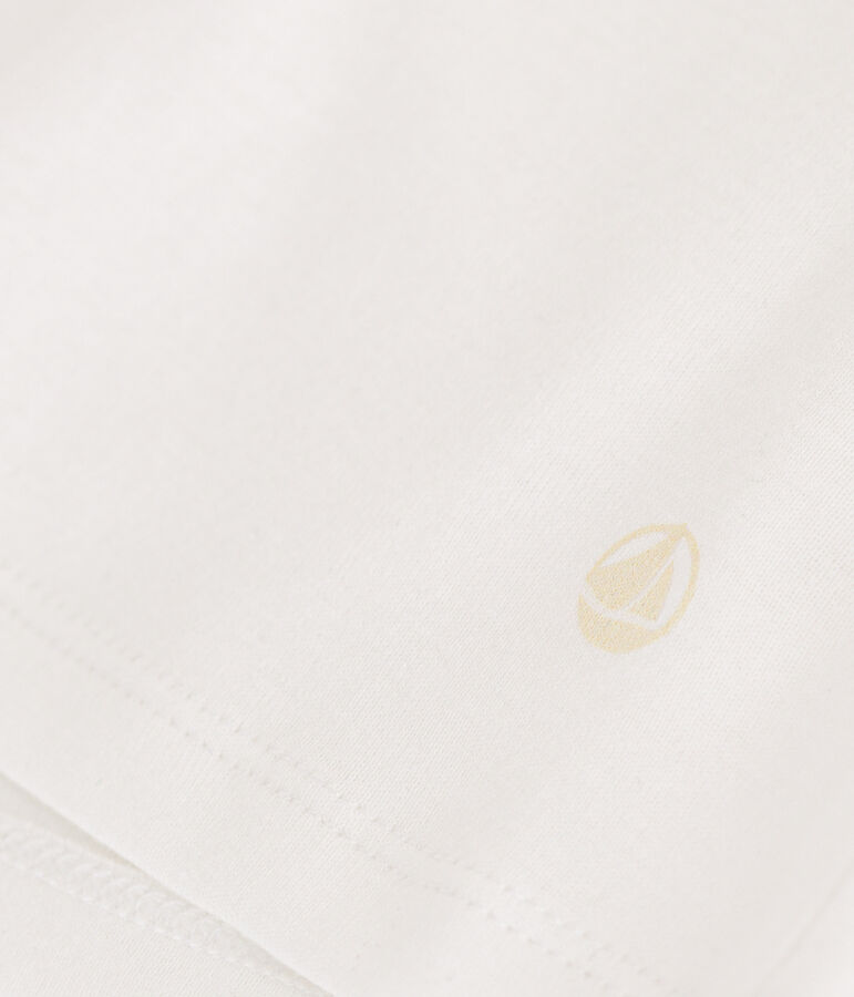 TEE-SHIRT L'ICONIQUE COCOTTE EN COTON FEMME blanc