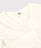 Tee-shirt L'ICONIQUE  cocotte en coton Femme blanc ECUME