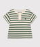 T-shirt met korte mouwen in jerseystof voor baby's groen CROCO/ AVALANCHE
