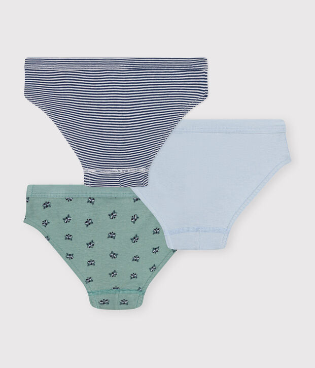 Setje met 3 katoenen slips voor kinderen multicouleur