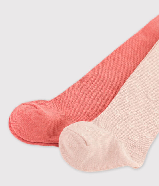 Lot de 2 paires de collants bébé en jersey variante 1