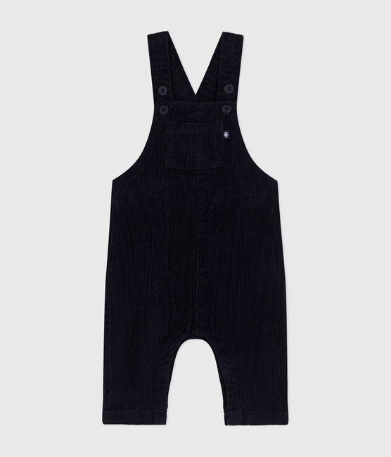 Fluwelen tuinbroek voor baby's blauw SMOKING