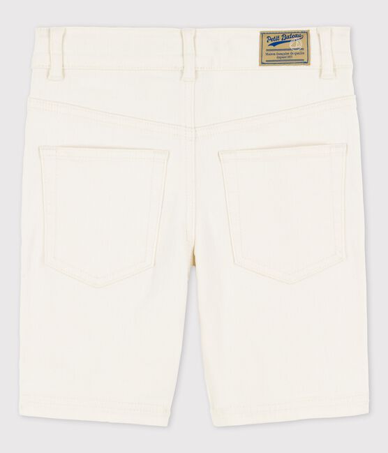 Bermuda en denim enfant garçon écru AVALANCHE