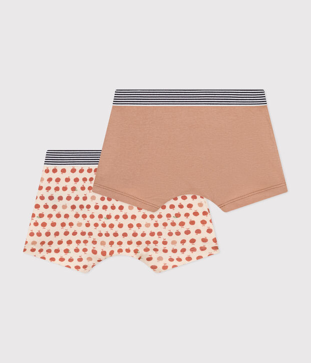 Set met 2 katoenen boxershorts voor kinderen multicouleur