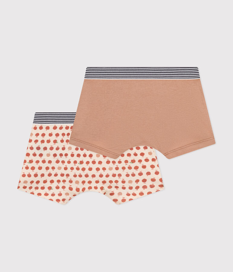 Lot de 2 boxers en coton enfant multicouleur