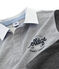 Polo rugby enfant garçon gris SUBWAY/noir CITY