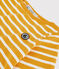 Marinière iconique enfant garçon jaune BOUDOR/blanc MARSHMALLOW