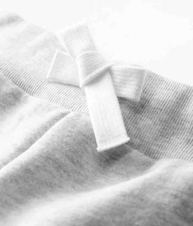 Molton broek voor babymeisjes/jongens grijs