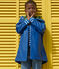 Ciré long enfant bicolore bleu SURF/ PALMERAIE