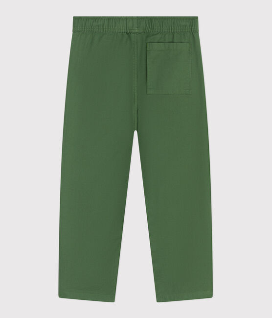 Katoenen kinderbroek groen PALMERAIE